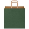 Sacs en papier 50 pcs avec poignées vert 26x17x25 cm 