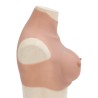 Plastron en silicone naturel coupe D 