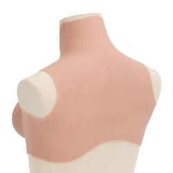 Plastron en silicone naturel coupe D 