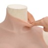 Plastron en silicone naturel coupe D 