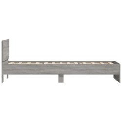 Cadre de lit sans matelas avec tête de lit 90x190 cm 