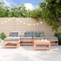 Salon de jardin 6 pcs bois massif douglas 