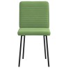 Chaises à manger lot de 2 Vert clair Velours 