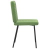 Chaises à manger lot de 2 Vert clair Velours 