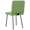 Chaises à manger lot de 2 Vert clair Velours 