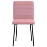 Chaises à manger lot de 2 Rose Velours 