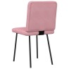 Chaises à manger lot de 2 Rose Velours 