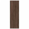 Supports pour plantes 2 pcs chêne marron bois d'ingénierie 