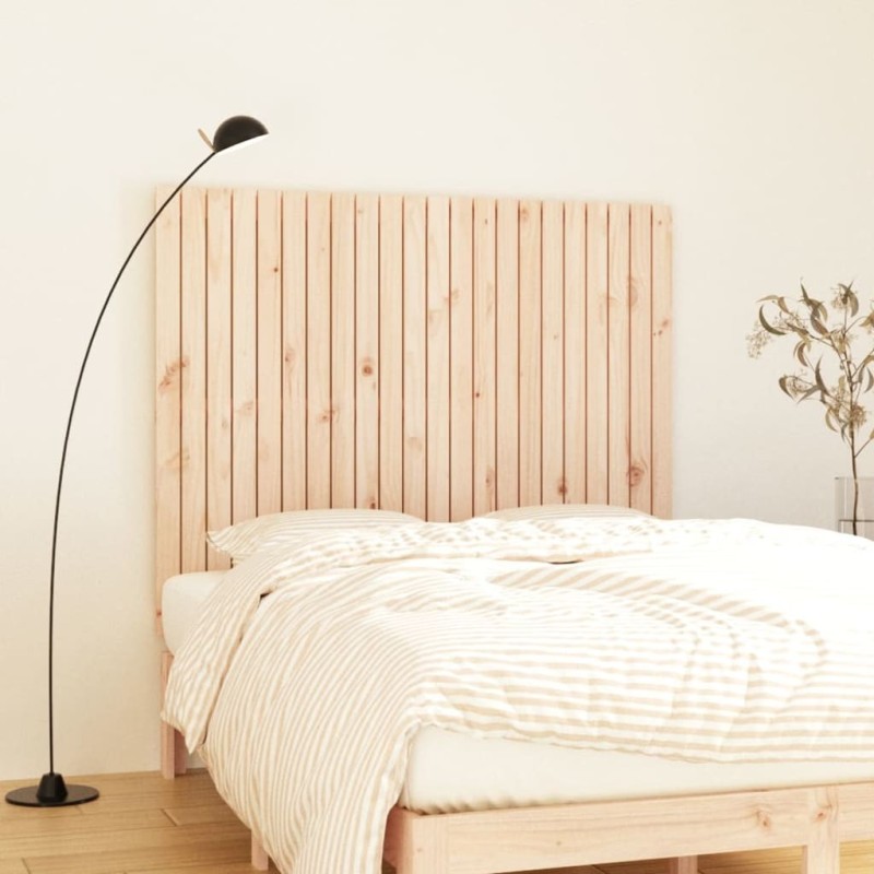 Tête de lit murale 140x3x110 cm Bois massif de pin Tête de lit murale 140x3x110 cm Bois massif de pin