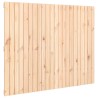 Tête de lit murale 140x3x110 cm Bois massif de pin 