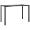 Ensemble à manger de jardin 2 pcs anthracite acier 