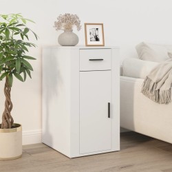 Armoire de bureau Blanc 40x49x75 cm Bois d'ingénierie 