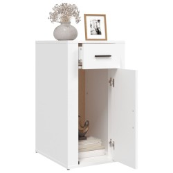 Armoire de bureau Blanc 40x49x75 cm Bois d'ingénierie 