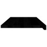 Appuis de fenêtre 2 pcs marron foncé bois de chêne massif 