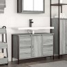 Meuble sous-vasque avec tiroirs sonoma gris 90x34,5x60cm 