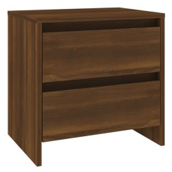 Tables de chevet 2 pcs chêne marron 45x34,5x44,5 cm 