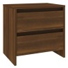 Tables de chevet 2 pcs chêne marron 45x34,5x44,5 cm 