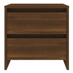 Tables de chevet 2 pcs chêne marron 45x34,5x44,5 cm 