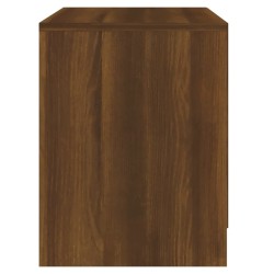 Tables de chevet 2 pcs chêne marron 45x34,5x44,5 cm 