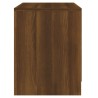 Tables de chevet 2 pcs chêne marron 45x34,5x44,5 cm 
