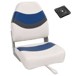 Ensemble de sièges de bateau pliables lot de 2 dossier haut 