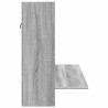 Bureau mural sonoma gris 105x48x75 cm bois d'ingénierie 
