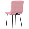 Chaises à manger lot de 2 Rose Velours 