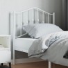 Tête de lit métal blanc 80 cm 
