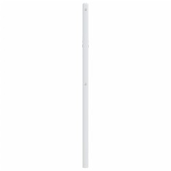 Tête de lit métal blanc 80 cm 