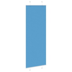 Store plissé bleu 75x200 cm largeur du tissu 74,4 cm polyester 