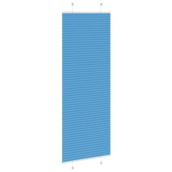 Store plissé bleu 75x200 cm largeur du tissu 74,4 cm polyester 