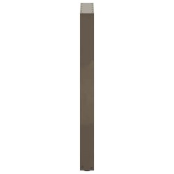 Pieds de table de bar en U 2 pièces Acier naturel 50 x (90-91) cm Acier 