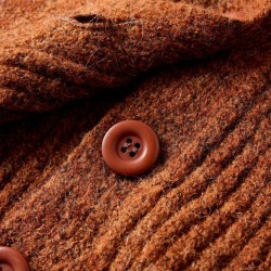 Cardigan pour enfants tricoté cognac 140 