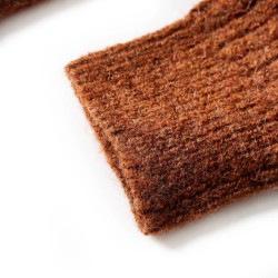 Cardigan pour enfants tricoté cognac 140 