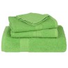 Serviettes de visage 2 pcs vert pomme 30x30 cm 100% coton 