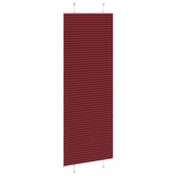 Store plissé rouge bordeaux 75x200 cm largeur du tissu 74,4 cm 