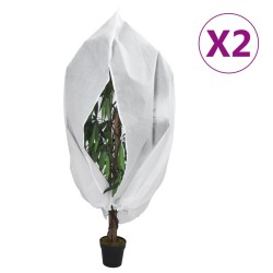 Housses de protection pour plantes avec fermeture éclair 2 pcs 