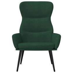 Fauteuil inclinable Vert foncé Tissu 