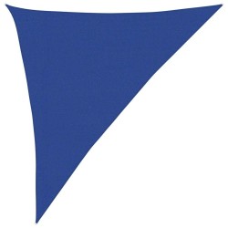 Voile d'ombrage 160 g/m² triangulaire bleu 3x4x5 m PEHD 