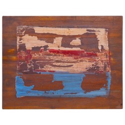Table de chevet 45x35x40 cm Bois de teck de récupération 
