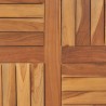 Dessus de table Bois de teck solide Rond 2,5 cm 70 cm 