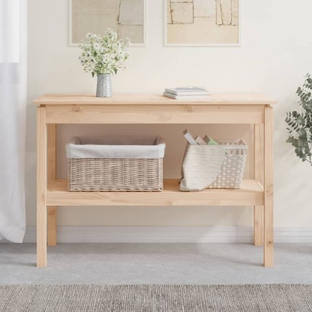 Table console 110x40x75 cm Bois massif de pin 
