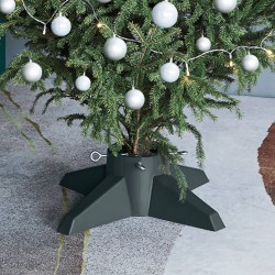 Support de sapin de Noël Vert 55,5x55,5x15 cm 