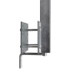 Set de 2 supports à barre inclinable 63 - 88 cm pour remorque à bateau 