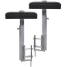 Set de 2 supports à barre inclinable 63 - 88 cm pour remorque à bateau 
