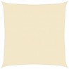 Voile d'ombrage 160 g/m² Crème 7x7 m PEHD 