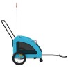 Remorque de vélo pour animaux de compagnie bleu 