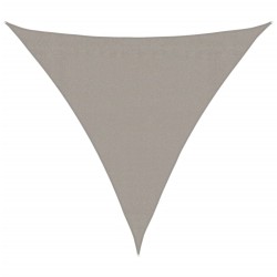 Voile d'ombrage 160 g/m² triangulaire 3,6x3,6x3,6 m PEHD 