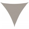Voile d'ombrage 160 g/m² triangulaire 3,6x3,6x3,6 m PEHD 