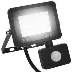 Projecteur à LED avec capteur 20 W Blanc froid 